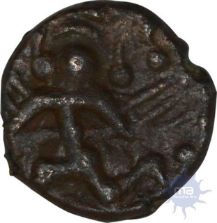 Half Copper Kasu of Vijayanagar Empire of sadashivarayaru.