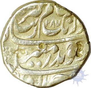 Silver Rupee of Aurangzeb Alamgir of Sholapur Mint of 1087 AD.