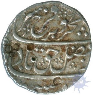  Silver Rupee of Farrukhsiyar of Khambayat Mint.