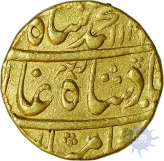 Gold Mohur of Muhammad Shah  of Itawa Mint.