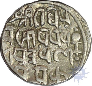 Silver Rupee of Jai singh of Bajranggarh mint.