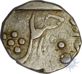 Silver half rupee of Baroda of Sayaji rao III.