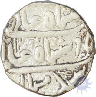 Silver rupee of Indore of Shivaji rao Holkar in the name of shah alam II