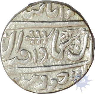 Jodhpur State of Silver Rupee of Takhat Singh in the name of victoria.