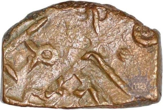 Copper 1/2 Paisa of Lunavada of Wakhat Singhji.