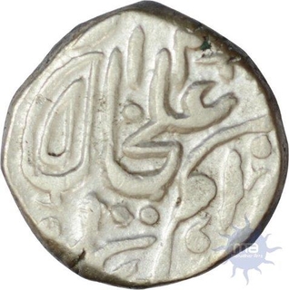 Silver Rupee of Tonk of Muhammad Ibrahim  Ali Khan of AD 1929.