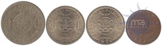 Set of Escudos and Centavos of Portuguese India of Goa.