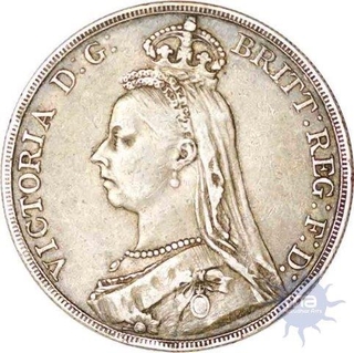 Silver medal of United Kingdom of Victoria of the year 1889.