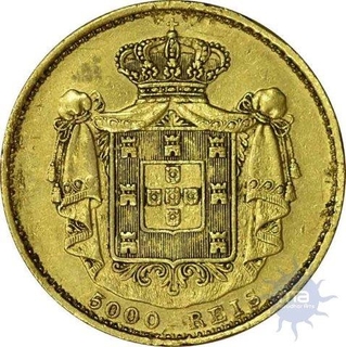 Gold Sovereign of Portugal of Ludovicus.