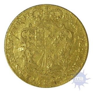 Gold Sovereign of George II of Guinea of 1731.