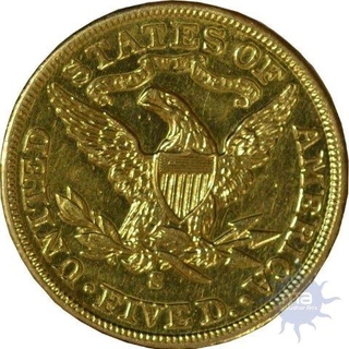 Five Dollar 1901 of United States of America.