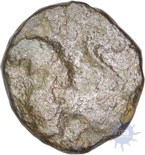 Copper Fractional Coin of Ramagupta of Gupta Dynasty.