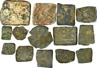 Different Copper Coins of Ujjaini Region.