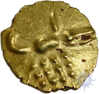 Gold Fanam of Hoyshala kingdom of Vira Raya.