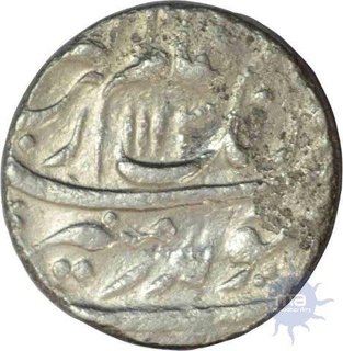 Silver Rupee of Aurangzeb Alamgir of Akbarnagar mint.