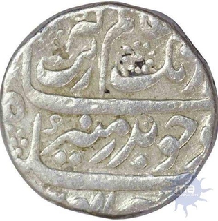 Silver Rupee of Aurangzeb Alamgir of Gulkonda Mint.