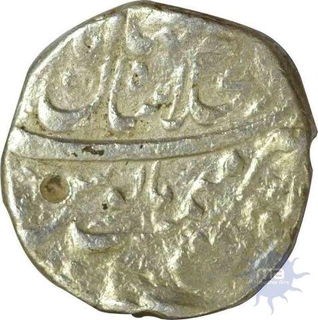 Silver Rupee of Aurangzeb Alamgir of Shahjahanabad mint.