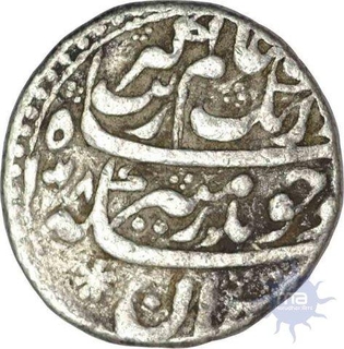 Silver Rupee of Aurangzeb Alamgir of Surat.