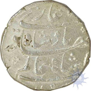 Silver Rupee of Shah Alam Bahadur of Surat Mint.