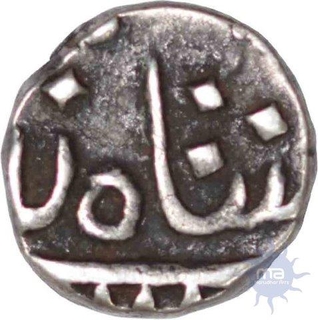 Silver Quarter Rupee of Shah Alam II of Surat Mint. 