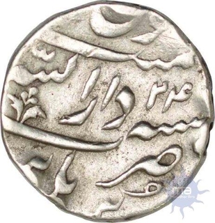 Silver Rupee of Burhanpur mint in the name of Shah Alam II.