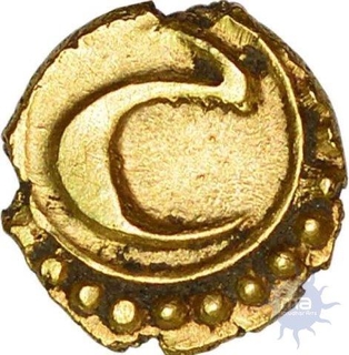 Gold Fanam of Mysore of Tippu Sultan.