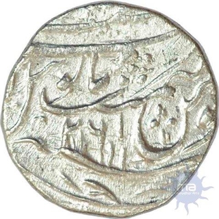 Silver Rupee of Awadh of Najibabad  in the name of shah alam II.