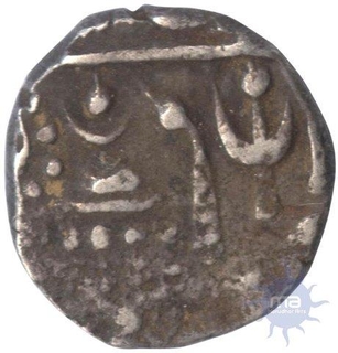 Silver Quarter Rupee  of Bikanir of Dungar Singh with the name of Victoria Queen. 