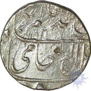 Silver Rupee of Gwalior of Mahadji Rao In the Name of Shah Alam II.