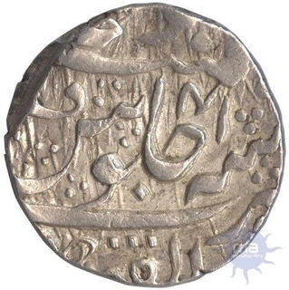 Silver Rupee of Gwalior of  Mahadji Rao of Ujjain Dar-ul-Fath.