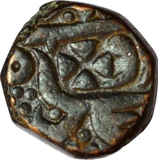 Copper Paisa of Jaipur in the name of Shah Alam II.