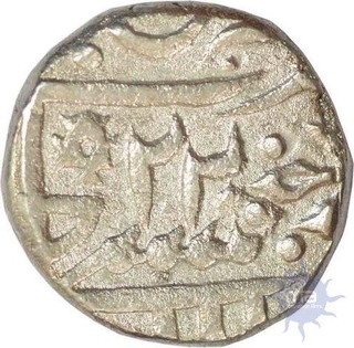 Silver Rupee of Jhalawar of Zalm Singh in the name of victoria.