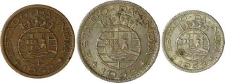 Set of Copper Nickel and Bronze of Different Denominations of Goa of Portuguese India.