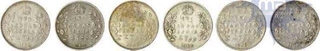 Lot of Silver Two Annas of King Edward VII of Calcutta Mint.