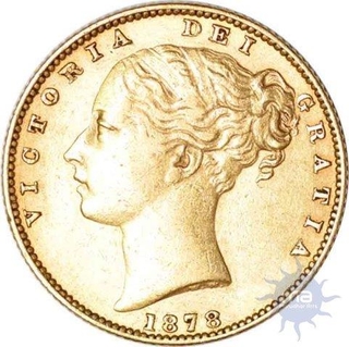 Gold  One Sovereign of Sydney Mint of Victoria Queen In 1878.