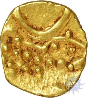 Gold Fanam of Srilanka of Vira Raya.