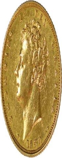 Gold One Sovereign of George IV of United Kingdom. 