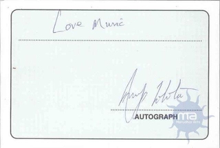 Rare Autograph of Anup Jalota