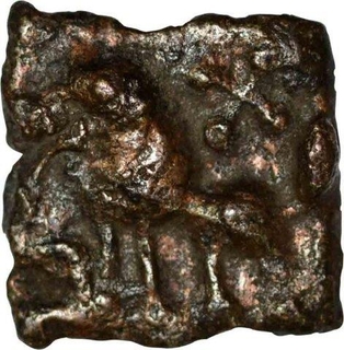 Copper Coin Kaushambi Region of Maurya Dynasty.