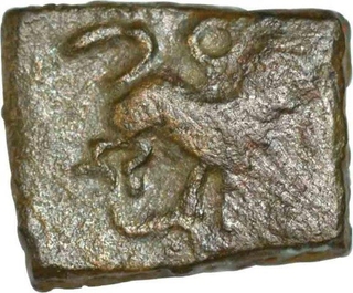 Copper Coin of Maharathis of Andhra.