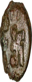 Bronze coin of Mahasenapati of sagamana chutukula.