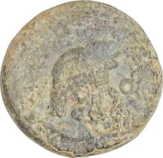 Lead Coinof Satkarni I of Satavahanas Daynasty.