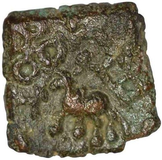 Copper Coin of Ujjaini Region.