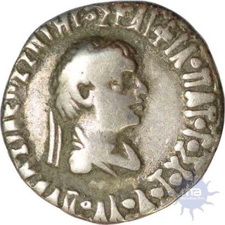 Silver Drachm Coin of Apollodotous of Indo Greeks.