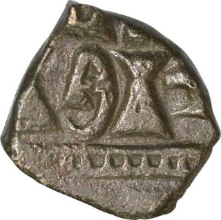 Copper Alloy Coin of Vaisravana of Kaushambhi Region of Magh Dynasty.