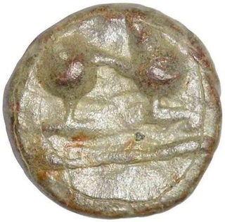 Lead Coin of Chudasama Dynasty.