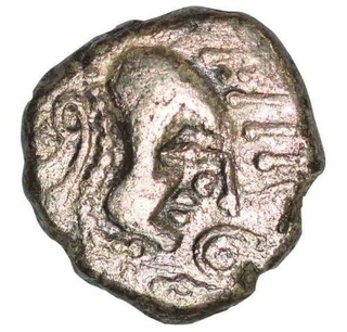 Silver Dramma Coin of Chalukyas of Gujrat.