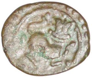 Copper Thira Cash Coin of Vena Cheras of Telugu Chodas.