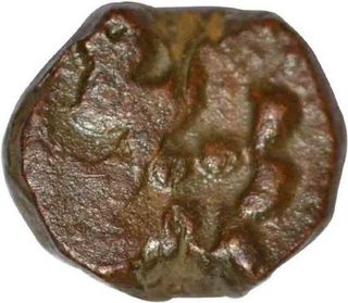 Copper One Twelve Gani Coin of Muhammad Shah III of Bahmani Sultanate.