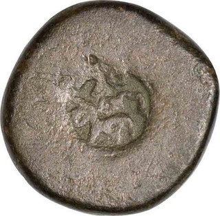 Copper Gani Coin of Amir Barid I of Bidar Sultanate.